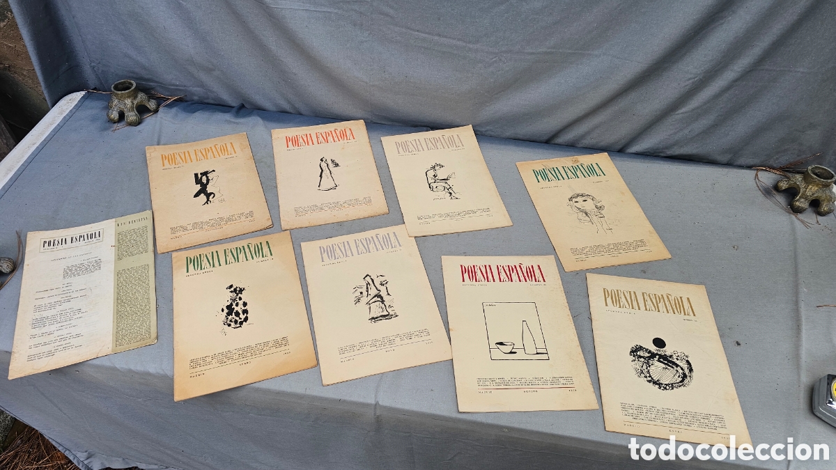 Coleccionismo de revistas y peri&oacute;dicos: Lote de revista literaria espa&ntilde;ola &laquo;Poes&iacute;a Espa&ntilde;ola&raquo;