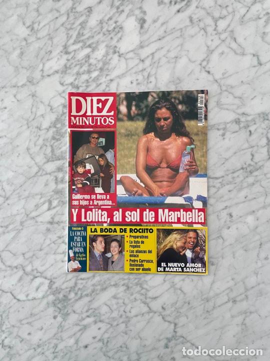 Coleccionismo de revistas y peri&oacute;dicos: DIEZ MINUTOS - 1996 LOLITA, MARTA SANCHEZ, RAPHAEL, MIRIAM DIAZ AROCA, VERONICA MENGOD, ANA OBREGON