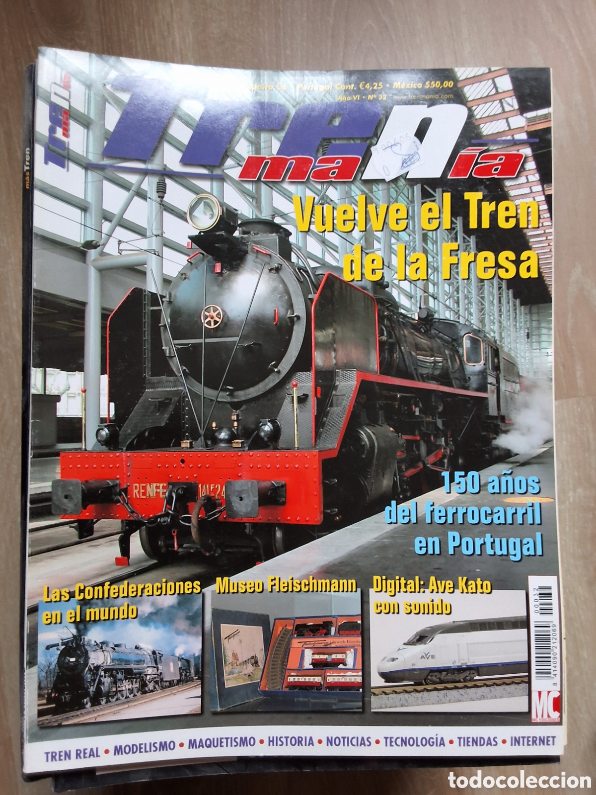Coleccionismo de revistas y peri&oacute;dicos: Tren mania revista trenes y maquetas n&uacute;mero 32 a&ntilde;o 2006/6 edita MC
