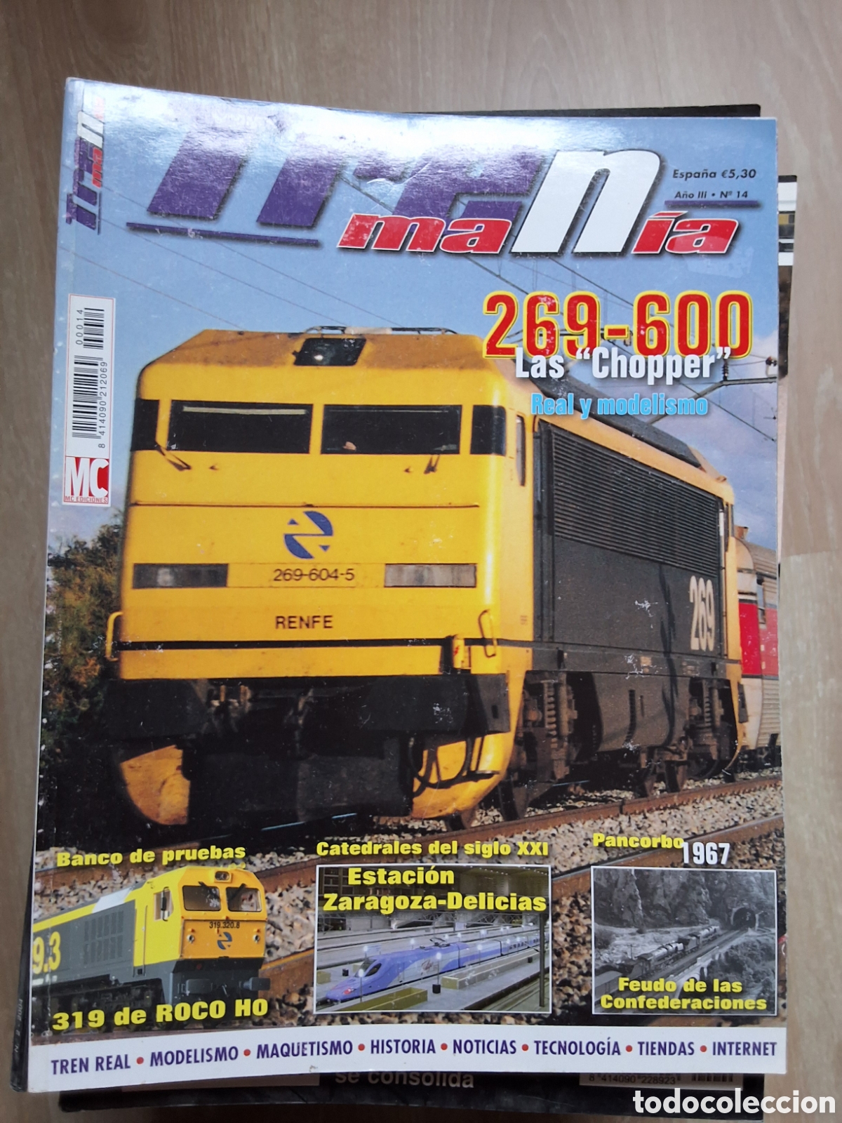 Coleccionismo de revistas y peri&oacute;dicos: Tren mania revista trenes y maquetas n&uacute;mero 14 a&ntilde;o 2003/6 edita MC