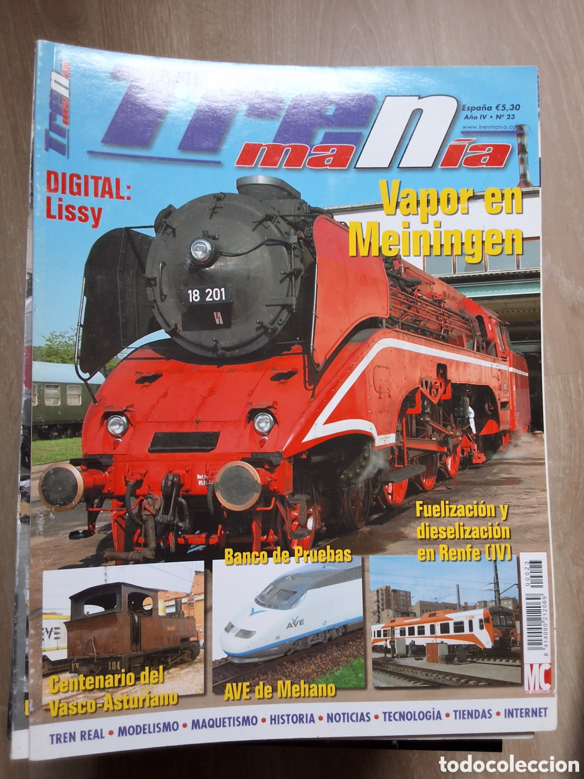 Coleccionismo de revistas y peri&oacute;dicos: Tren mania revista trenes y maquetas n&uacute;mero 23 a&ntilde;o 2004/12 edita MC