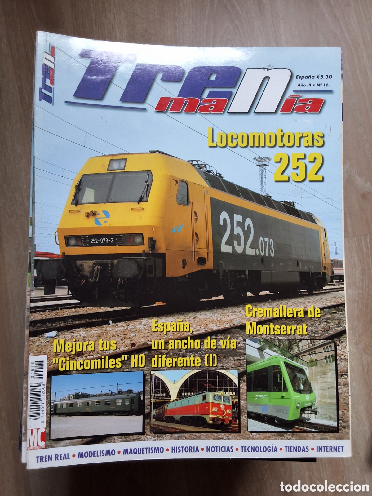 Coleccionismo de revistas y peri&oacute;dicos: Tren mania revista trenes y maquetas n&uacute;mero 16 a&ntilde;o 2003/10 edita MC