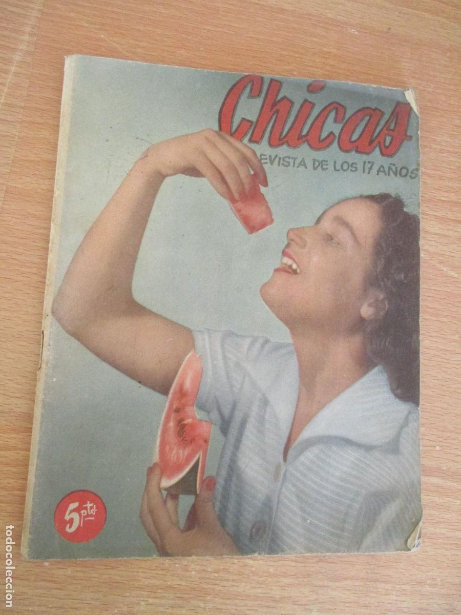 Coleccionismo de revistas y peri&oacute;dicos: REVISTA CHICAS, 2&ordf; &Eacute;POCA, N&ordm;. 214- A&Ntilde;O 1954