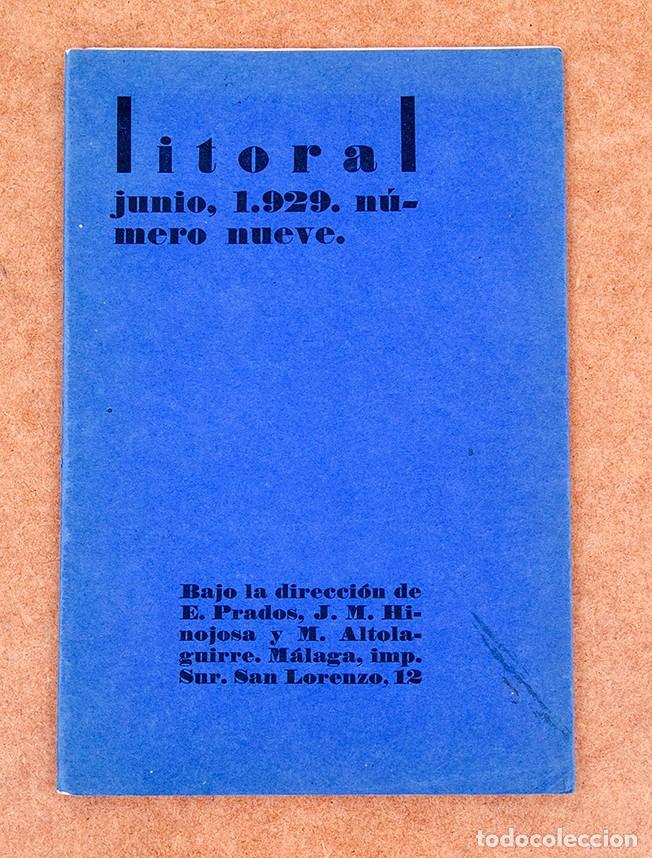 Coleccionismo de revistas y peri&oacute;dicos: LITORAL - 1929 - N&Uacute;MERO 9