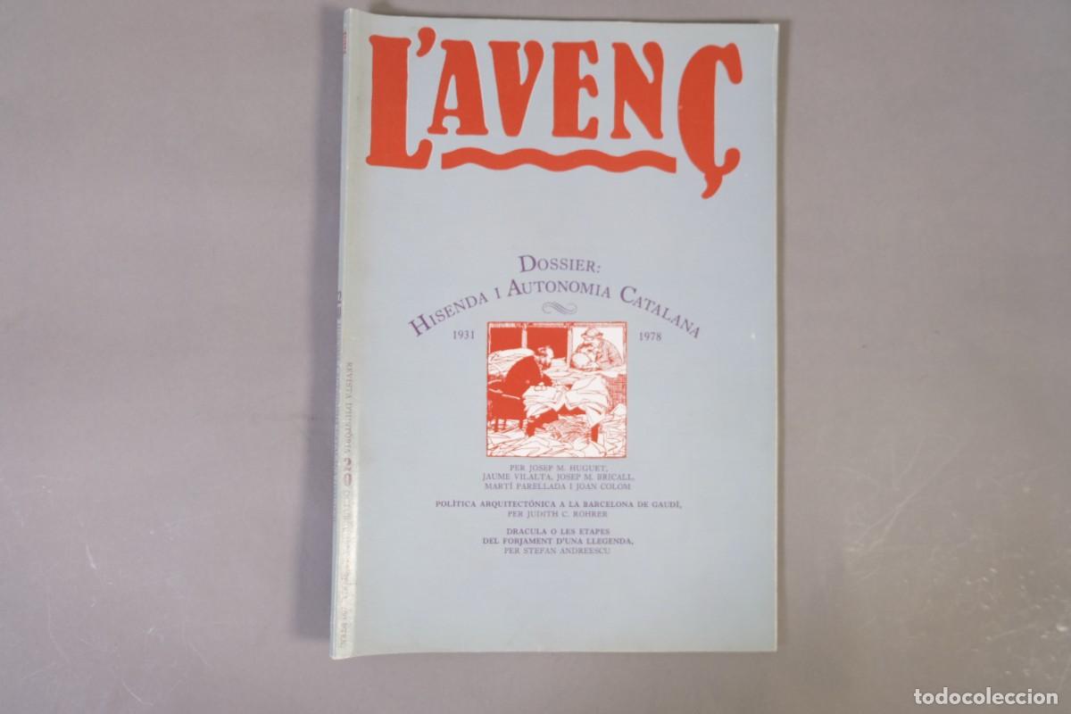Coleccionismo de revistas y peri&oacute;dicos: L'Aven&ccedil;. Revista d'Hist&ograve;ria. N&ordm; 20, octubre - L'Aven&ccedil;, 1979.