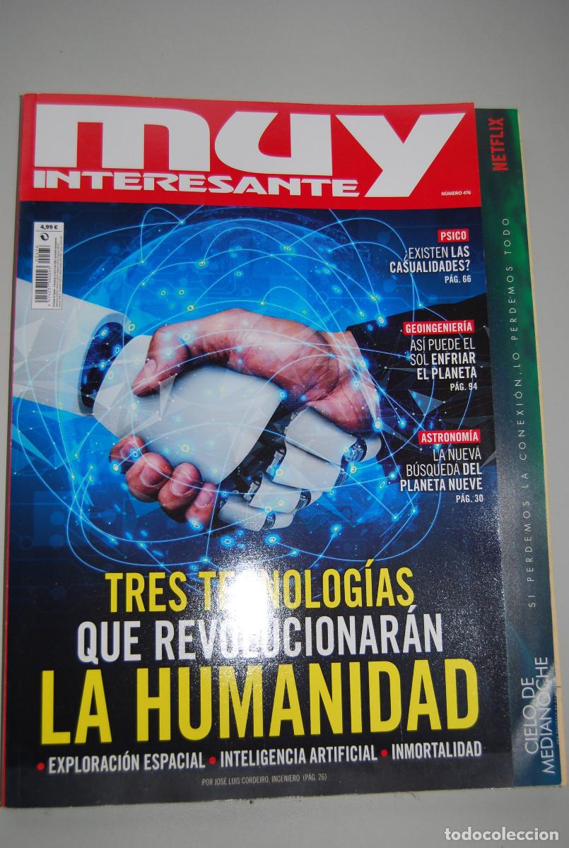 Coleccionismo de revistas y peri&oacute;dicos: MUY INTERESANTE.NUM.476- 2021 : TECNOLOGIAS REVOLUCIONARIAS-ENFRIAR EL PLANETA-EL PLANETA NUEVE