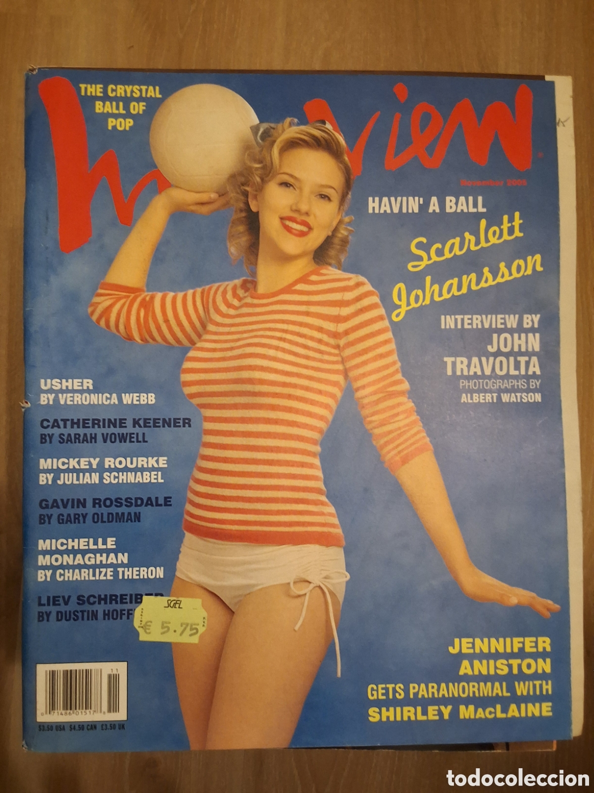 Coleccionismo de revistas y peri&oacute;dicos: Interview revista actualidad moda americana a&ntilde;o 2905/11 S. Johansson J. Aniston