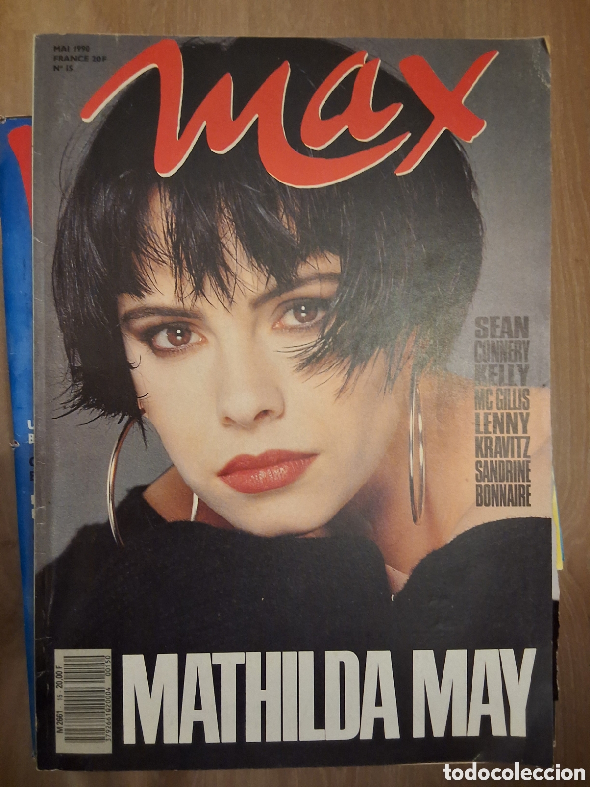 Coleccionismo de revistas y peri&oacute;dicos: Max revista actualidad moda francesa a&ntilde;o 1990/5 M. May K. Linch C. Nebout.C. Z. Jones