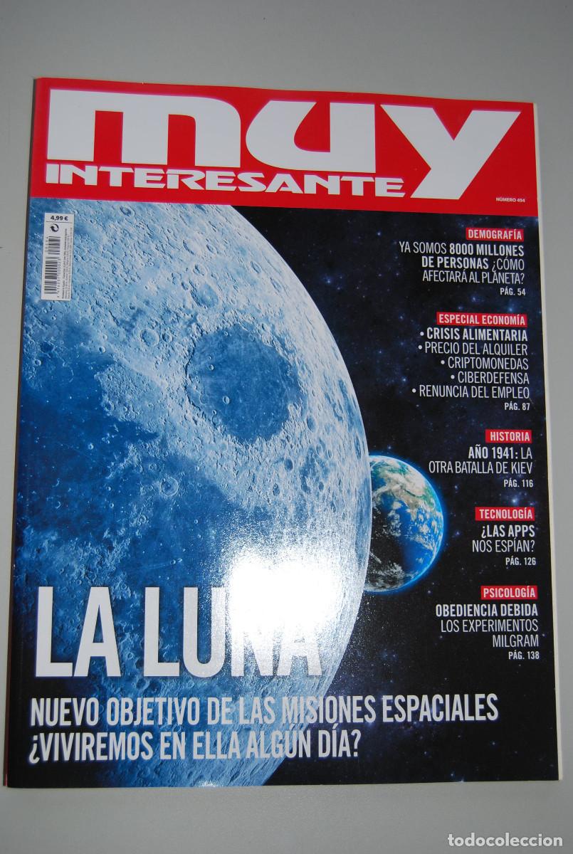 Coleccionismo de revistas y peri&oacute;dicos: MUY INTERESANTE.NUM.494-2022 : LA LUNA-DEMOGRAFIA-BATALLA DE KIEV-ESPECIAL ECONOMIA-MILGRAN