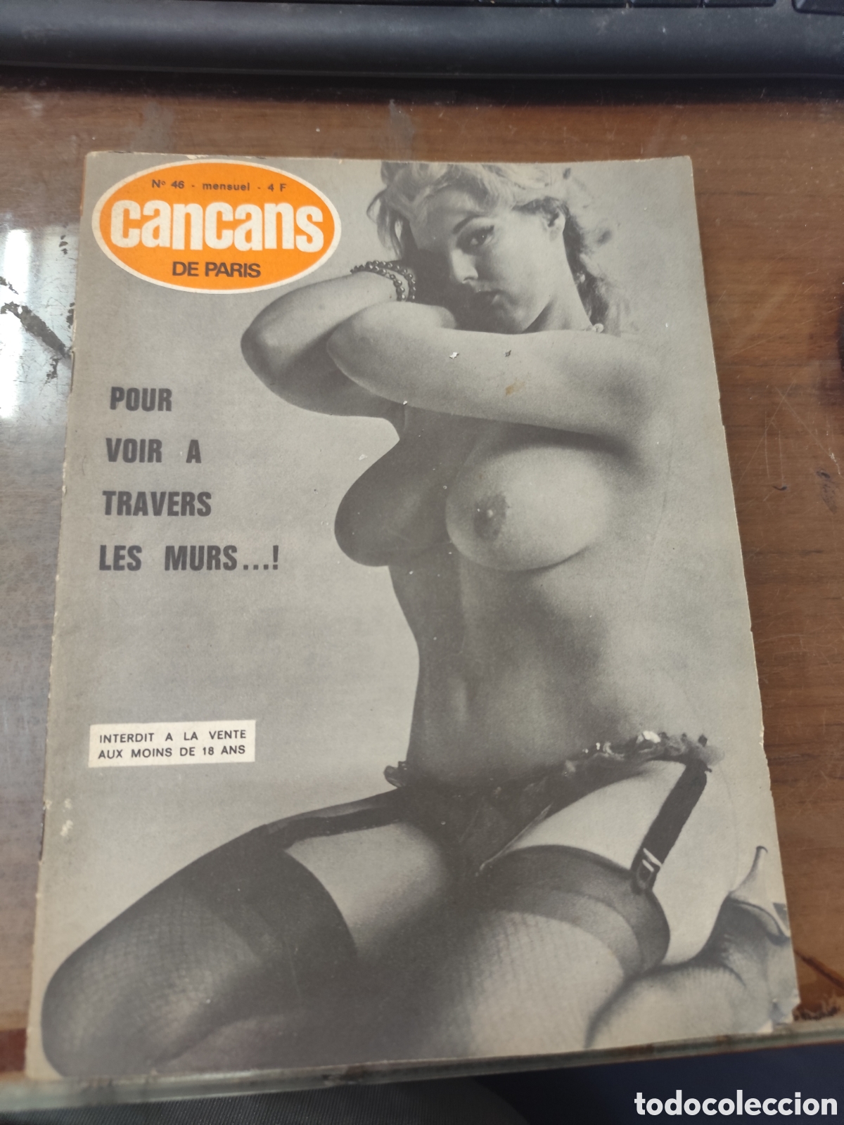 Coleccionismo de revistas y peri&oacute;dicos: Revista Erotica francesa Cancans de Paris n.46. a&ntilde;os 70