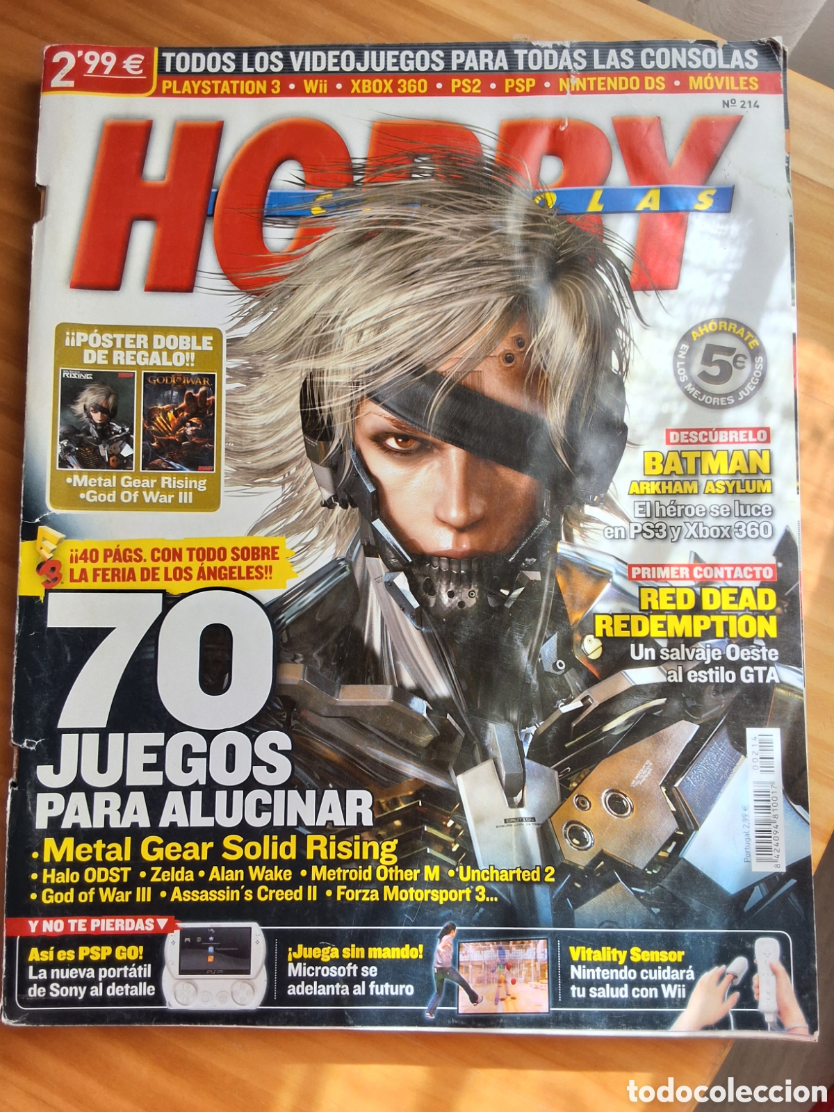 Coleccionismo de revistas y peri&oacute;dicos: Hobby consolas revista n&uacute;mero 214 a&ntilde;o 2009/8