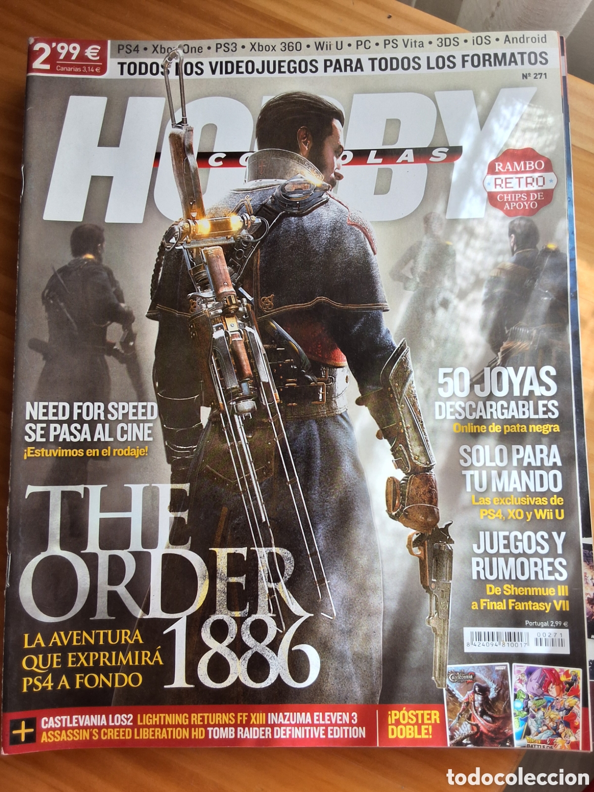 Coleccionismo de revistas y peri&oacute;dicos: Hobby consolas revista n&uacute;mero 271 a&ntilde;o 2014/5