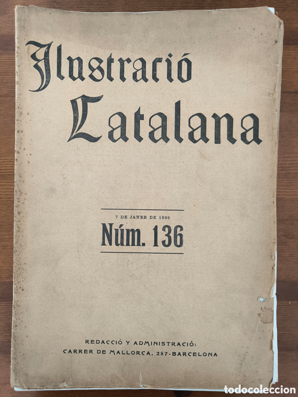 Coleccionismo de revistas y peri&oacute;dicos: Ilustraci&oacute; Catalana 1906