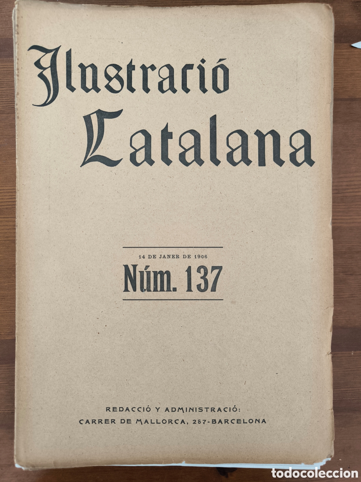 Coleccionismo de revistas y peri&oacute;dicos: Ilustraci&oacute; Catalana 1906