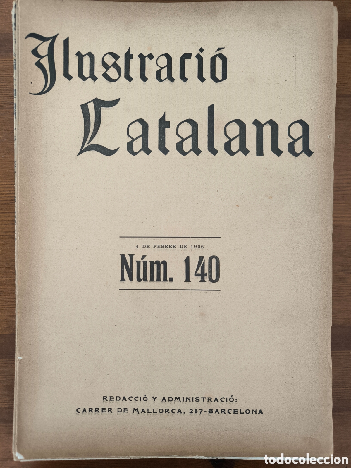 Coleccionismo de revistas y peri&oacute;dicos: Ilustraci&oacute; Catalana 1906