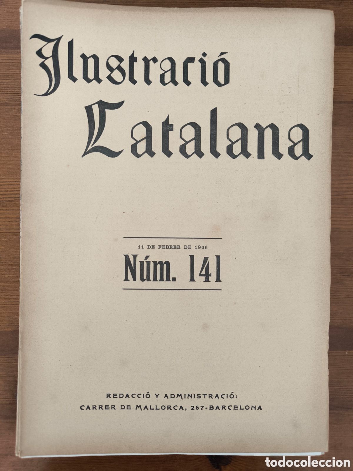 Coleccionismo de revistas y peri&oacute;dicos: Ilustraci&oacute; Catalana 1906