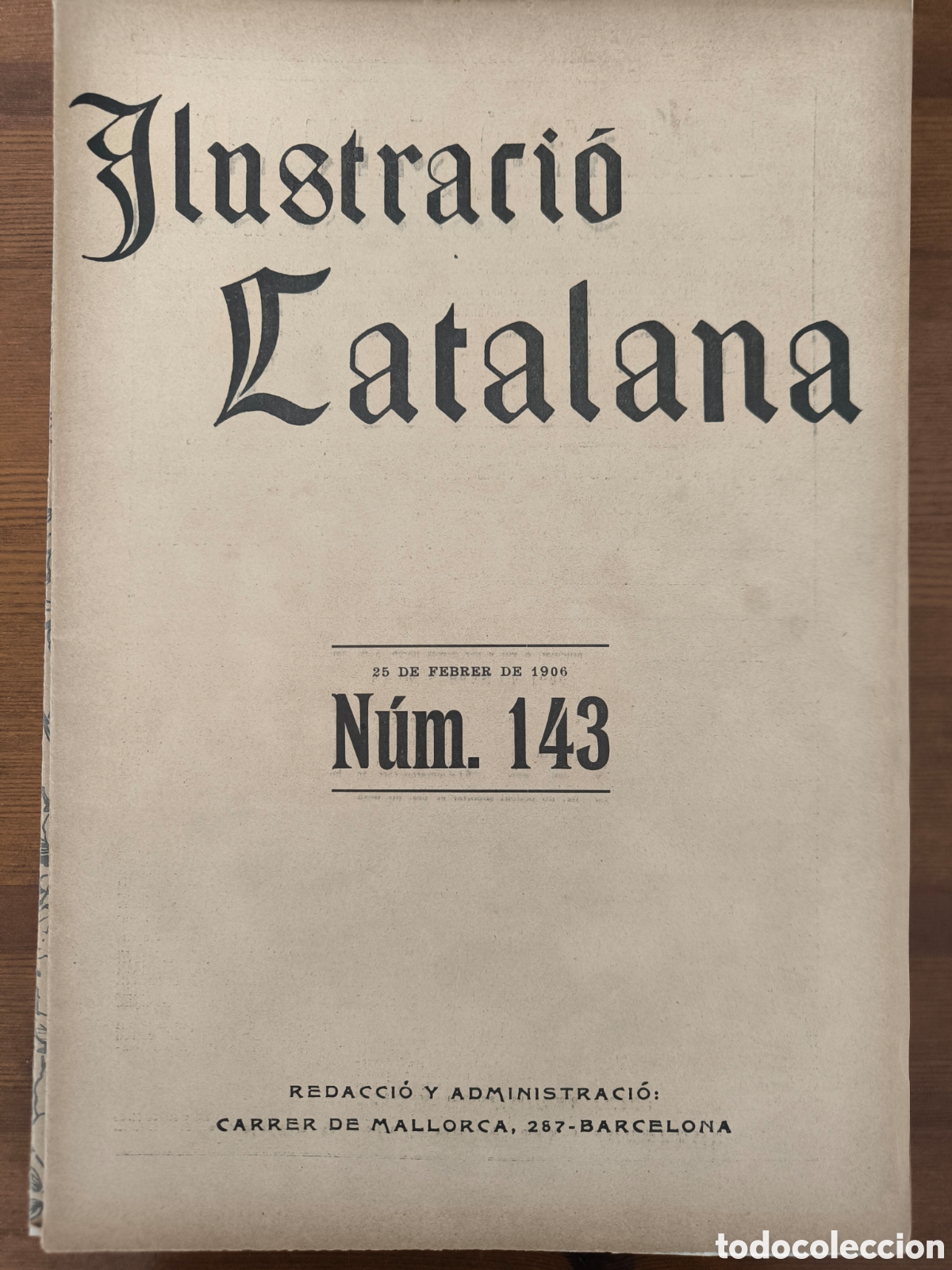 Coleccionismo de revistas y peri&oacute;dicos: Ilustraci&oacute; Catalana 1906