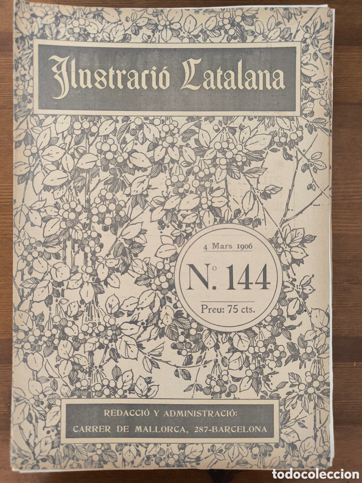 Coleccionismo de revistas y peri&oacute;dicos: Ilustraci&oacute; Catalana 1906