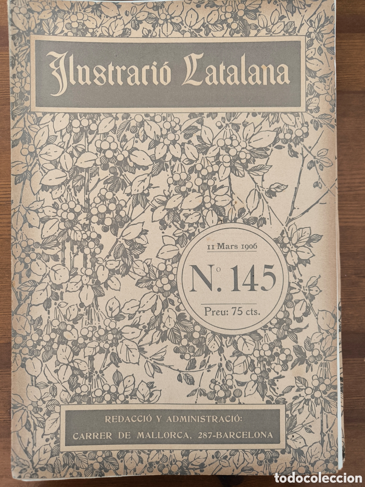 Coleccionismo de revistas y peri&oacute;dicos: Ilustraci&oacute; Catalana 1906