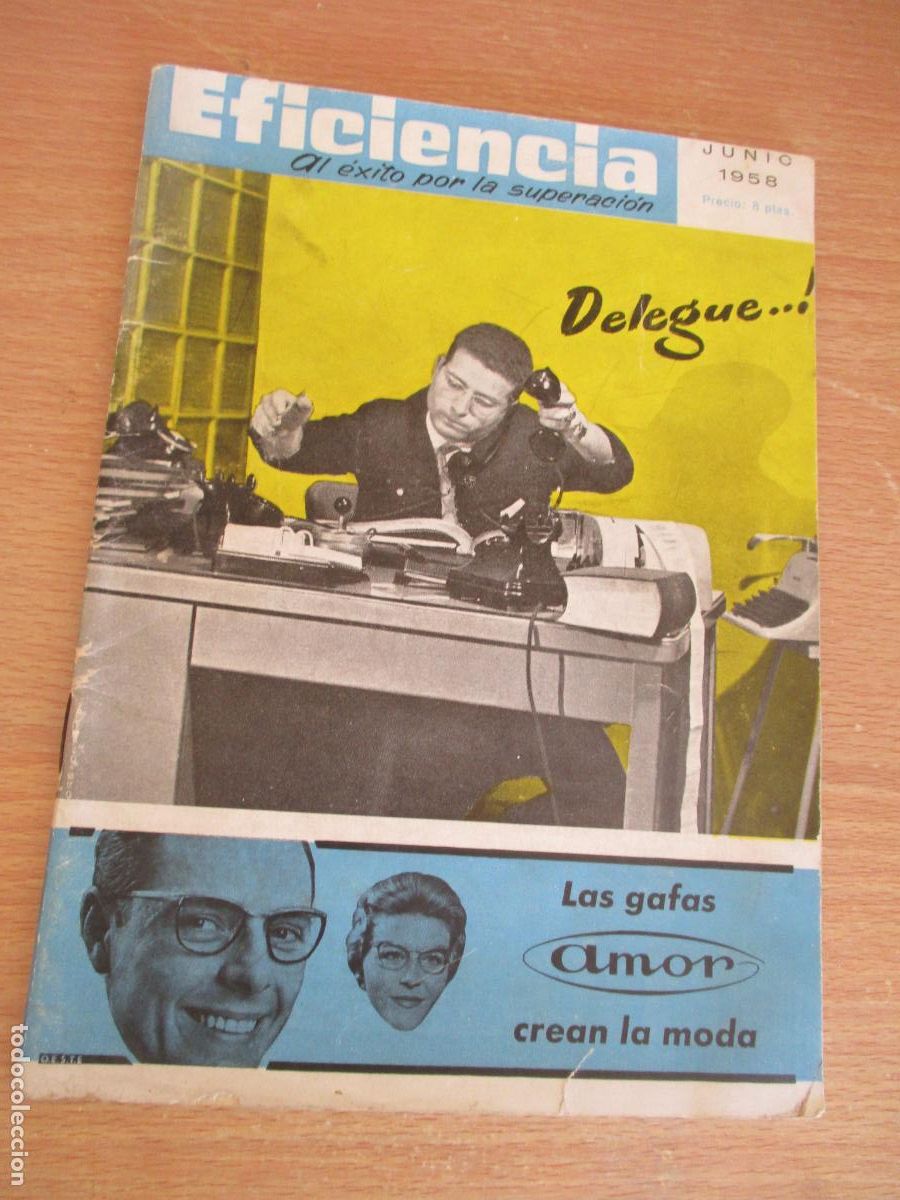 Coleccionismo de revistas y peri&oacute;dicos: REVISTA: EFICIENCIA, EL &Eacute;XITO POR LA SUPERACI&Oacute;N N&ordm;. 108- JUNIO DE 1958