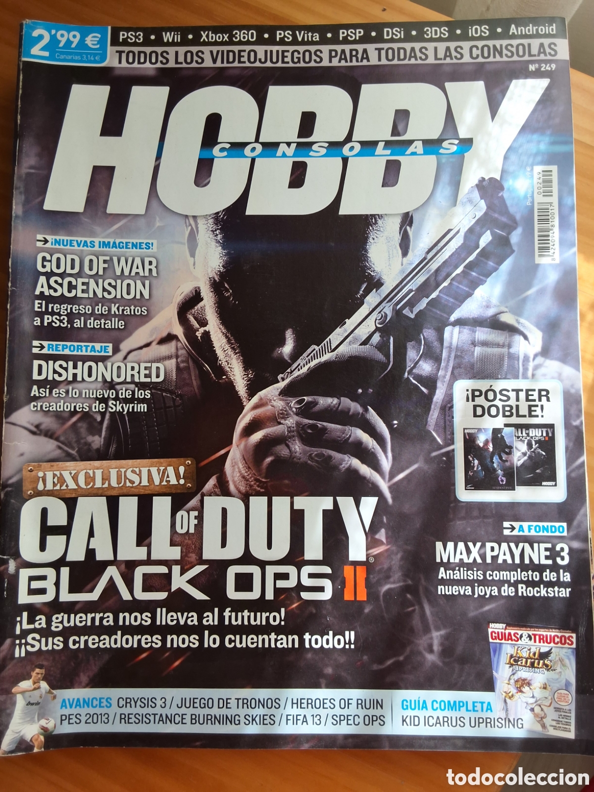Coleccionismo de revistas y peri&oacute;dicos: Hobby consolas revista n&uacute;mero 249 a&ntilde;o 2012/7