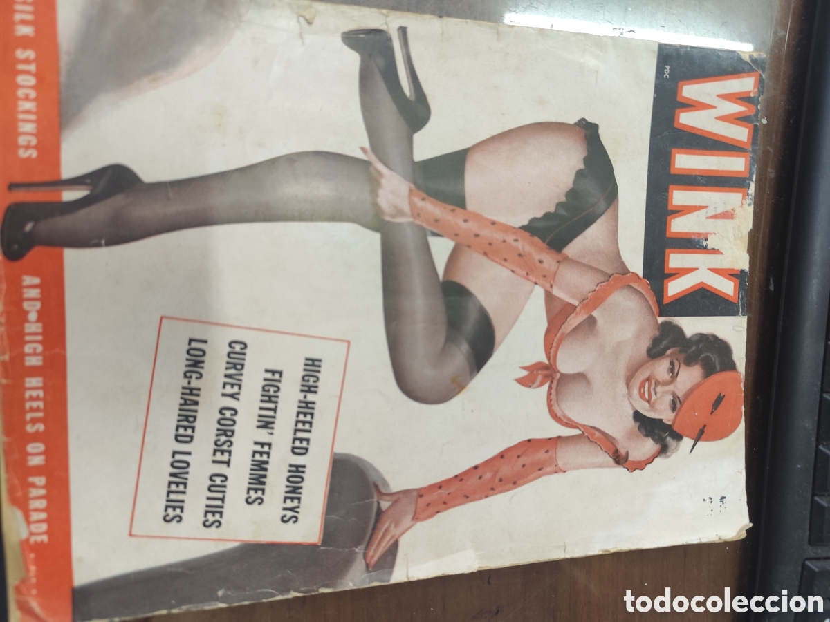 Coleccionismo de revistas y peri&oacute;dicos: Revista Erotica USA Wink n.5. a&ntilde;o 1952. Falt&oacute; contraportada