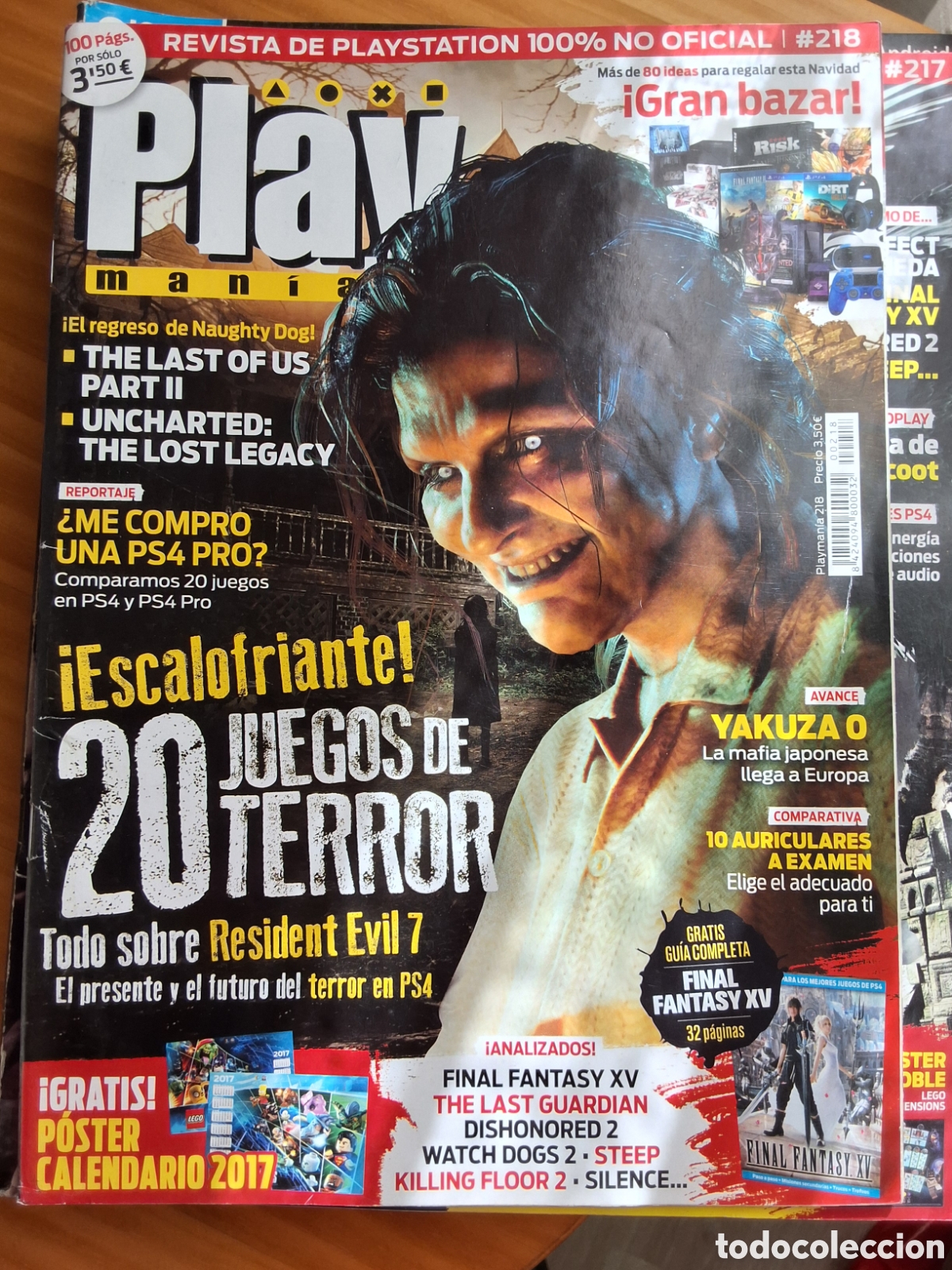Coleccionismo de revistas y peri&oacute;dicos: Play mania revista consolas n&uacute;mero 218