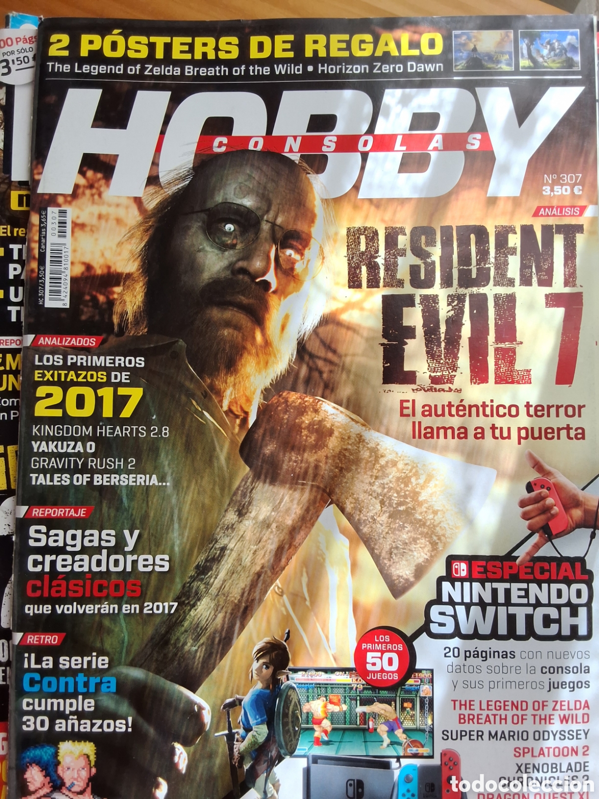 Coleccionismo de revistas y peri&oacute;dicos: Hobby consolas revista n&uacute;mero 307 incluye p&oacute;ster