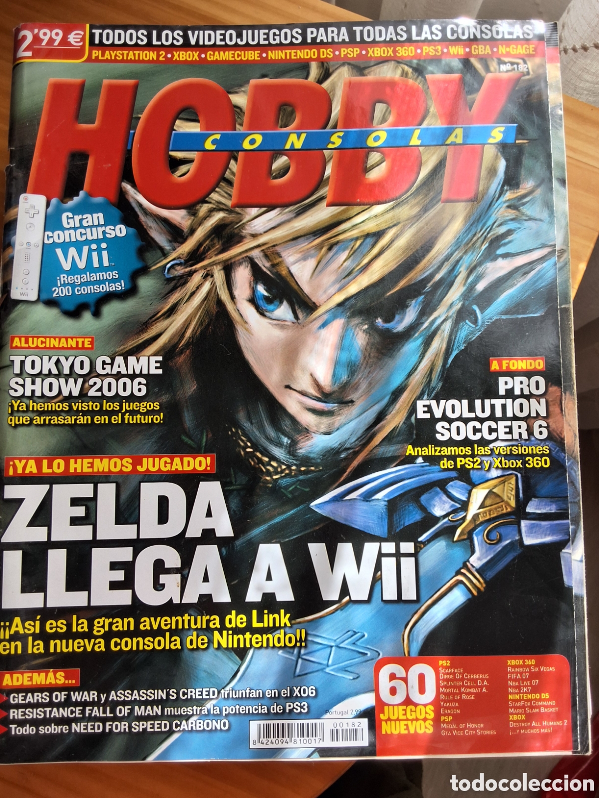 Collectionnisme de Revues et Journaux: Hobby consolas revista n&uacute;mero 182 a&ntilde;o 2006/12