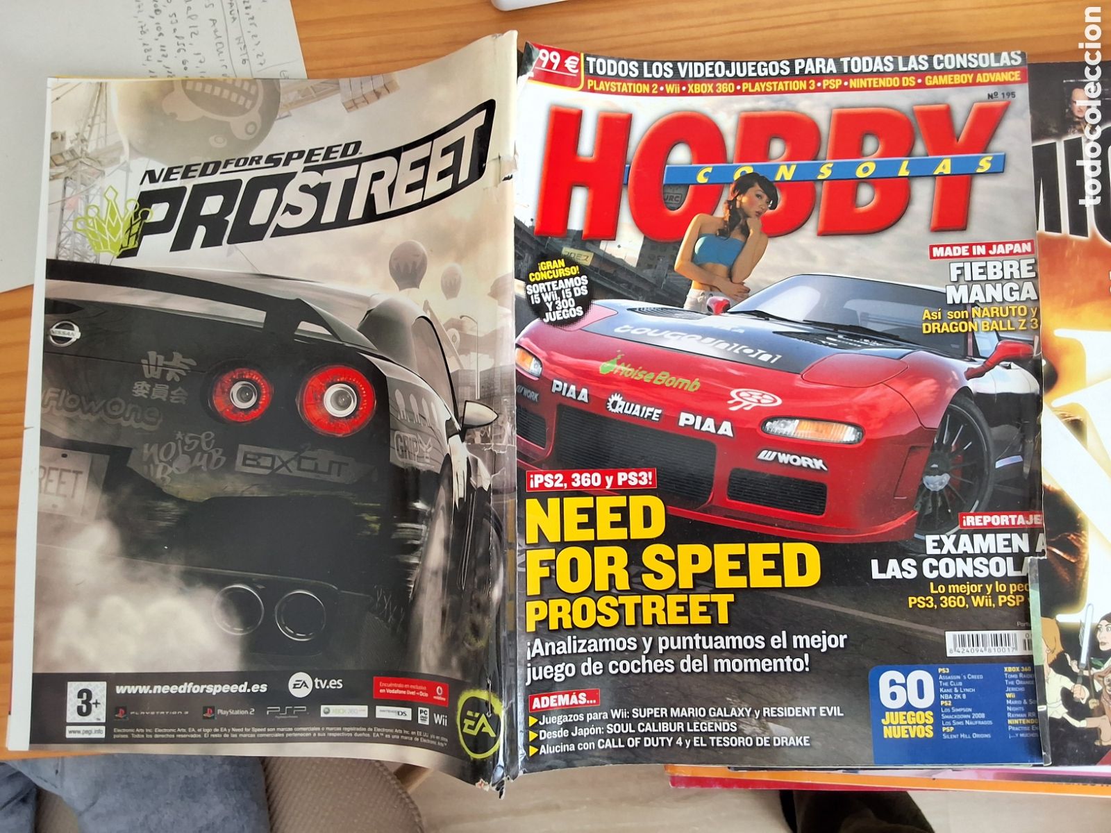 Colecionismo de Revistas e Jornais: Hobby consolas revista n&uacute;mero 195 a&ntilde;o 2008/1