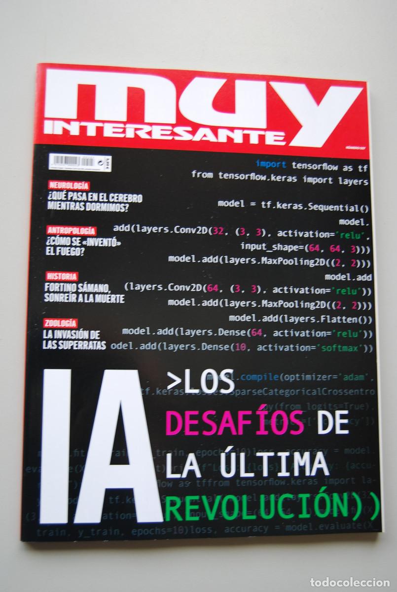 Coleccionismo de revistas y peri&oacute;dicos: MUY INTERESANTE.NUM.507-2023 : IA, DESAFIOS-FORTINO S&Aacute;MANO-FUEGO-SUPERRRATAS-MIENTRAS DORMIMOS