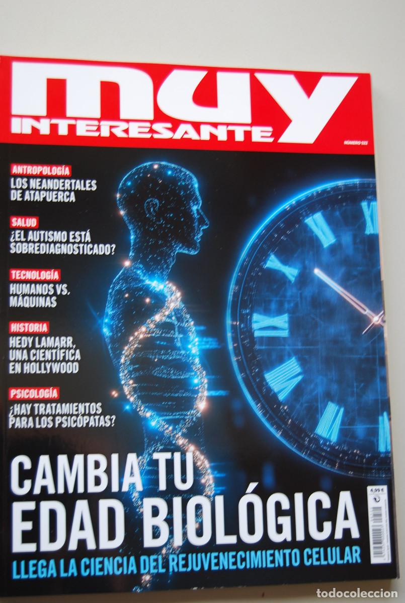 Coleccionismo de revistas y peri&oacute;dicos: MUY INTERESANTE.NUM.522-2024 : EDAD BIOL&Oacute;GICA-ATAPUERCA-EL AUTISMO-HEDY LAMARR-PIC&Oacute;PATAS