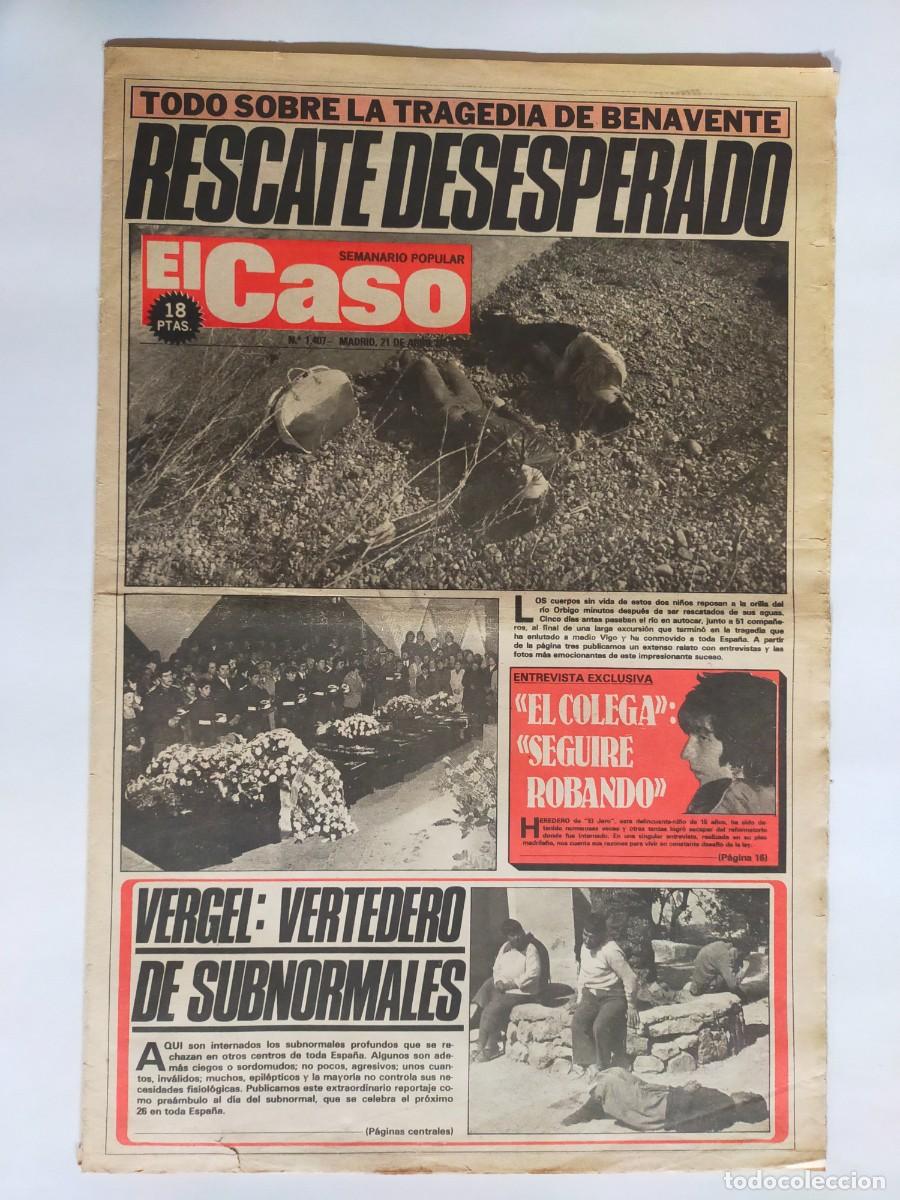 Coleccionismo de revistas y peri&oacute;dicos: PERIODICO &rdquo;EL CASO&rdquo; SEMANARIO DE SUCESOS N&ordm; 1407 - A&Ntilde;O 1979