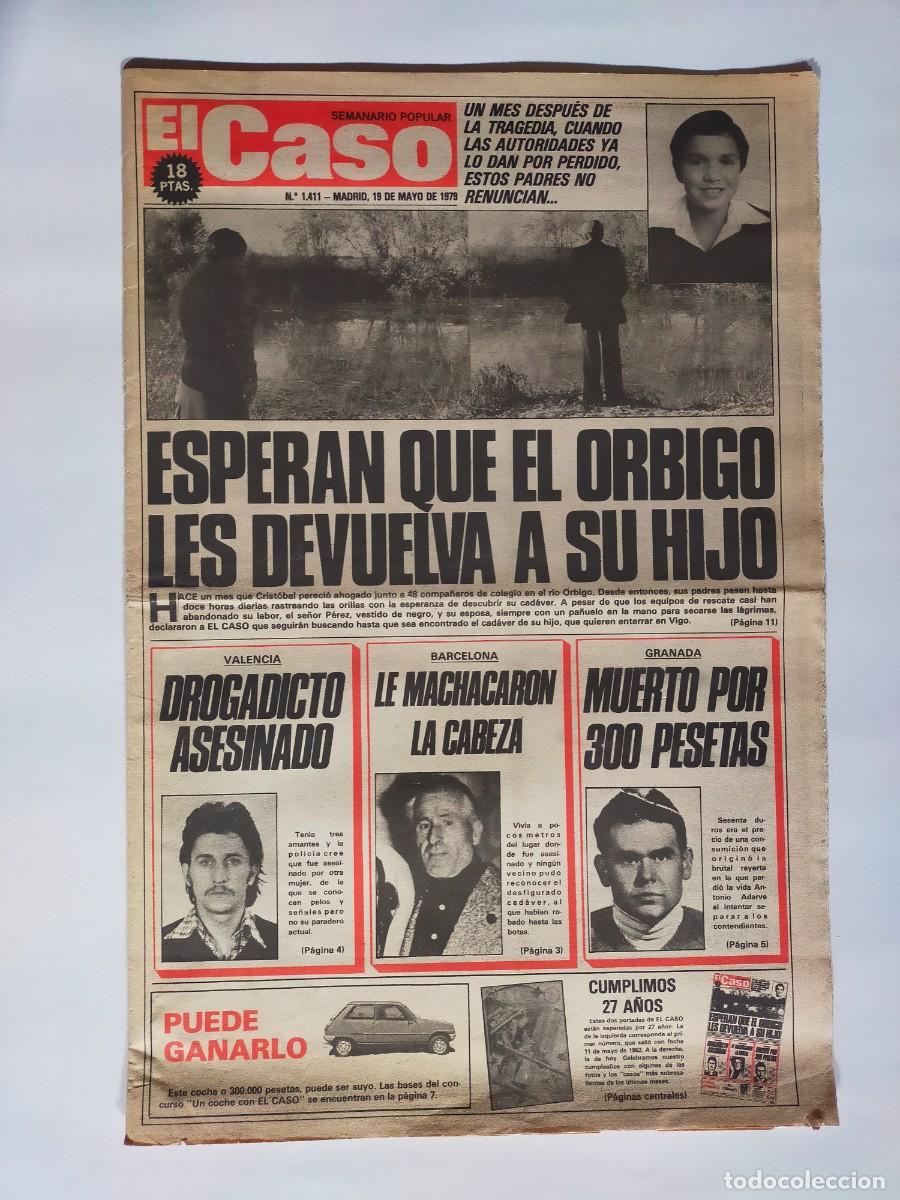 Coleccionismo de revistas y peri&oacute;dicos: PERIODICO &rdquo;EL CASO&rdquo; SEMANARIO DE SUCESOS N&ordm; 1411 - A&Ntilde;O 1979