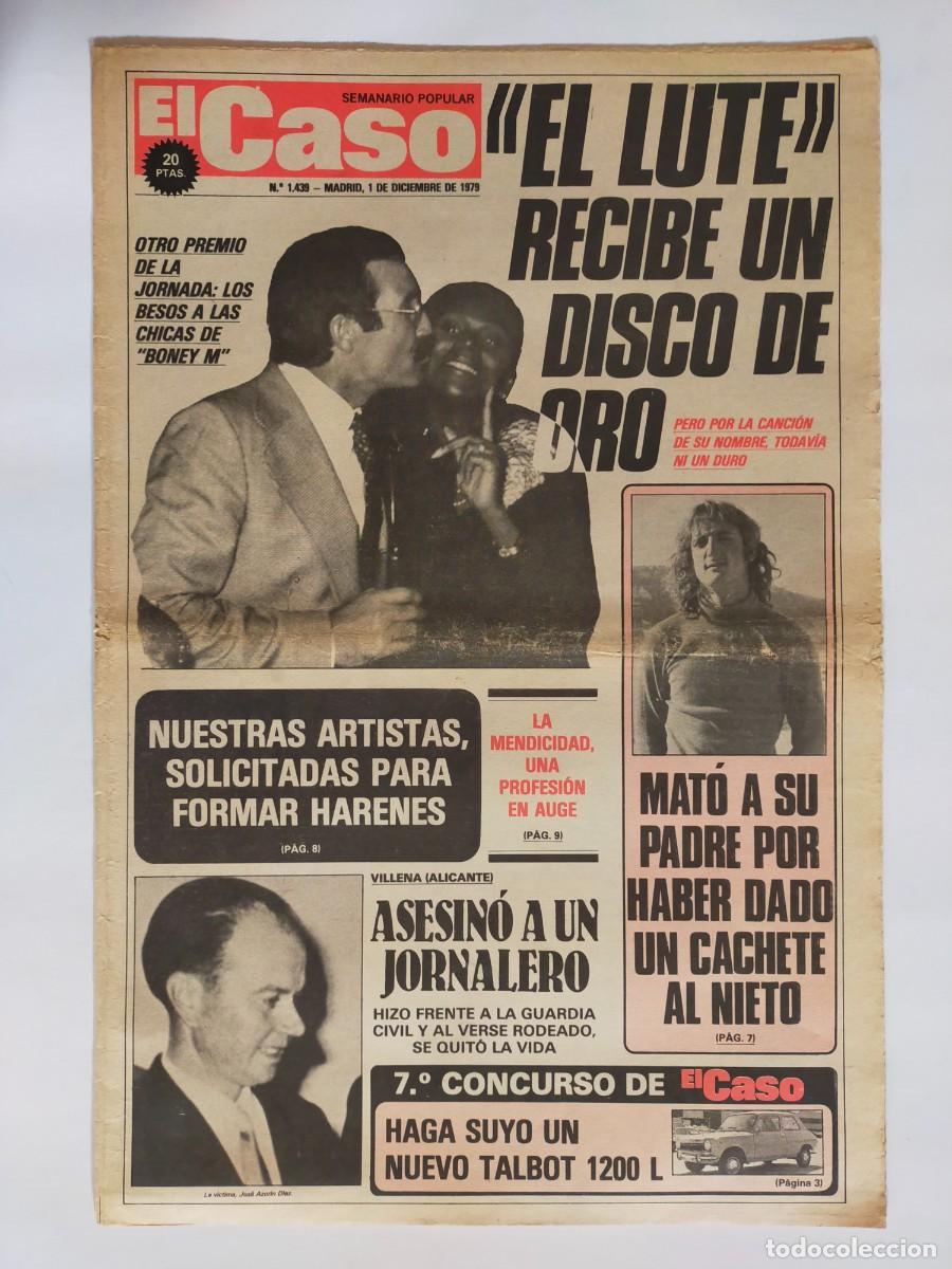 Coleccionismo de revistas y peri&oacute;dicos: PERIODICO &rdquo;EL CASO&rdquo; SEMANARIO DE SUCESOS N&ordm; 1439 - A&Ntilde;O 1979