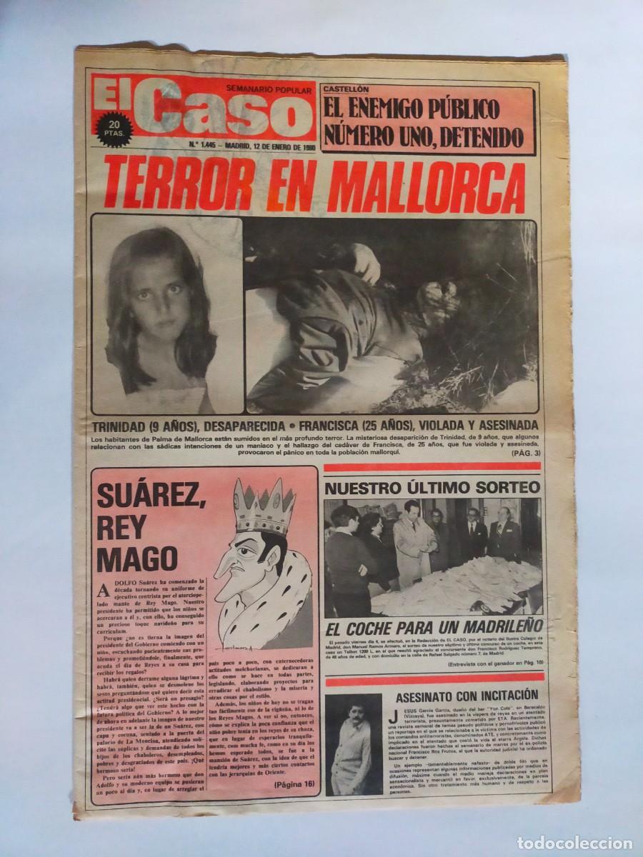 Coleccionismo de revistas y peri&oacute;dicos: PERIODICO &rdquo;EL CASO&rdquo; SEMANARIO DE SUCESOS N&ordm; 1445 - A&Ntilde;O 1980