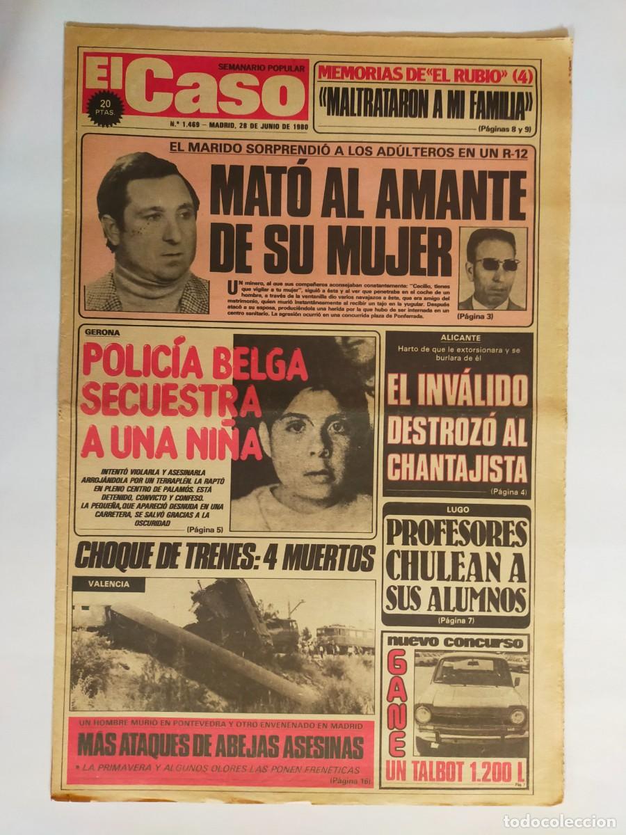 Coleccionismo de revistas y peri&oacute;dicos: PERIODICO &rdquo;EL CASO&rdquo; SEMANARIO DE SUCESOS N&ordm; 1469 - A&Ntilde;O 1980