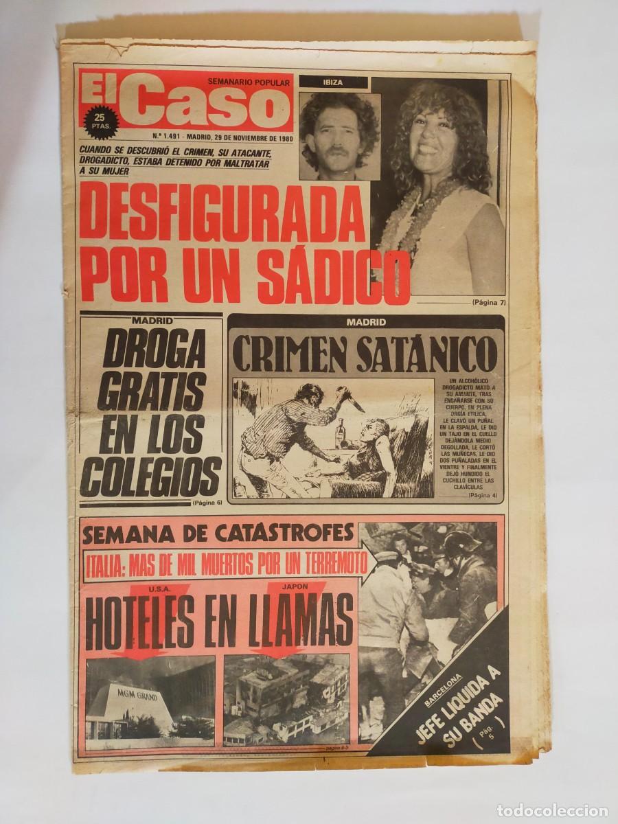 Coleccionismo de revistas y peri&oacute;dicos: PERIODICO &rdquo;EL CASO&rdquo; SEMANARIO DE SUCESOS N&ordm; 1491 - A&Ntilde;O 1980