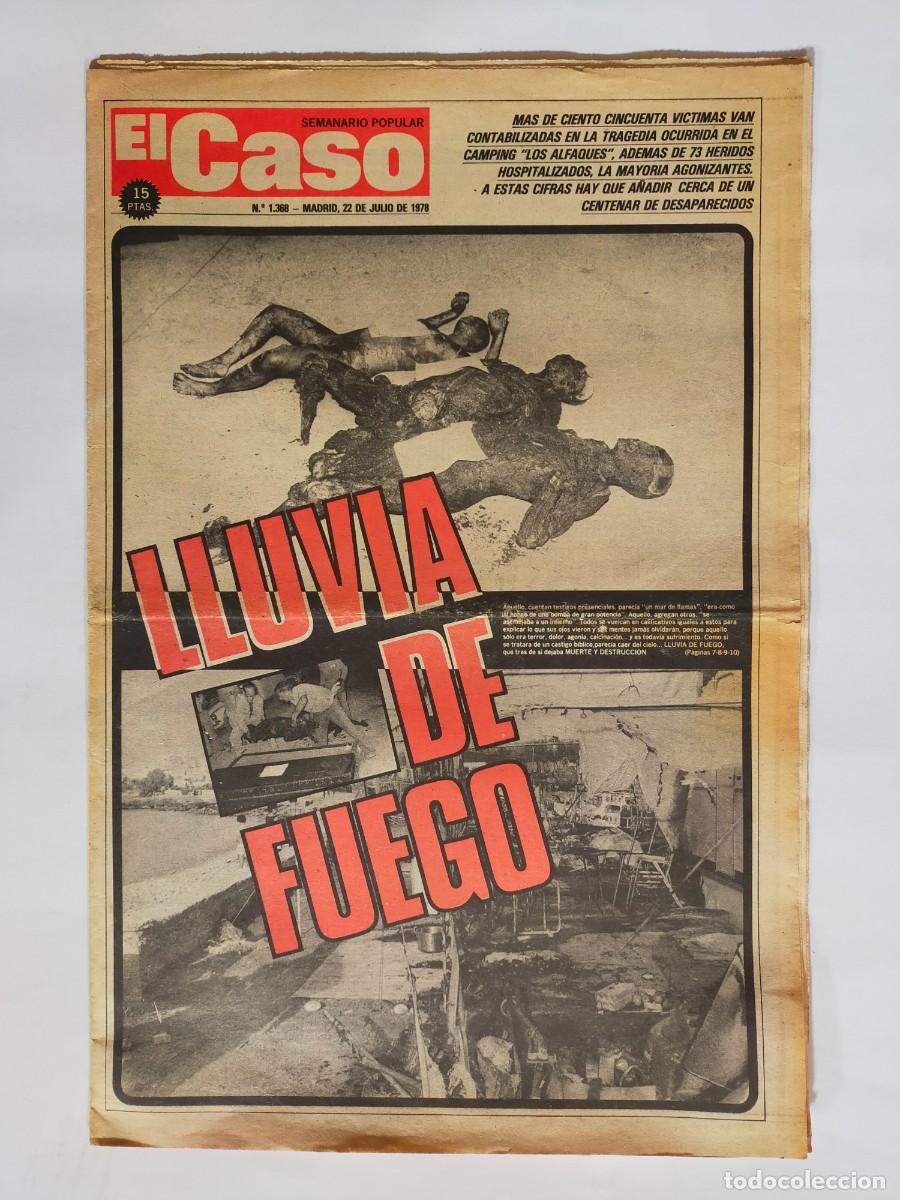 Coleccionismo de revistas y peri&oacute;dicos: PERIODICO &rdquo;EL CASO&rdquo; SEMANARIO DE SUCESOS N&ordm; 1368 - A&Ntilde;O 1978