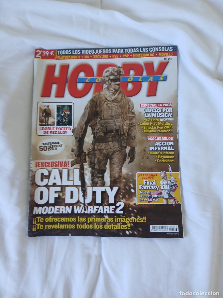 Coleccionismo de revistas y peri&oacute;dicos: revista hobby consolas no 213 Le faltan los poster de las paginas centrales
