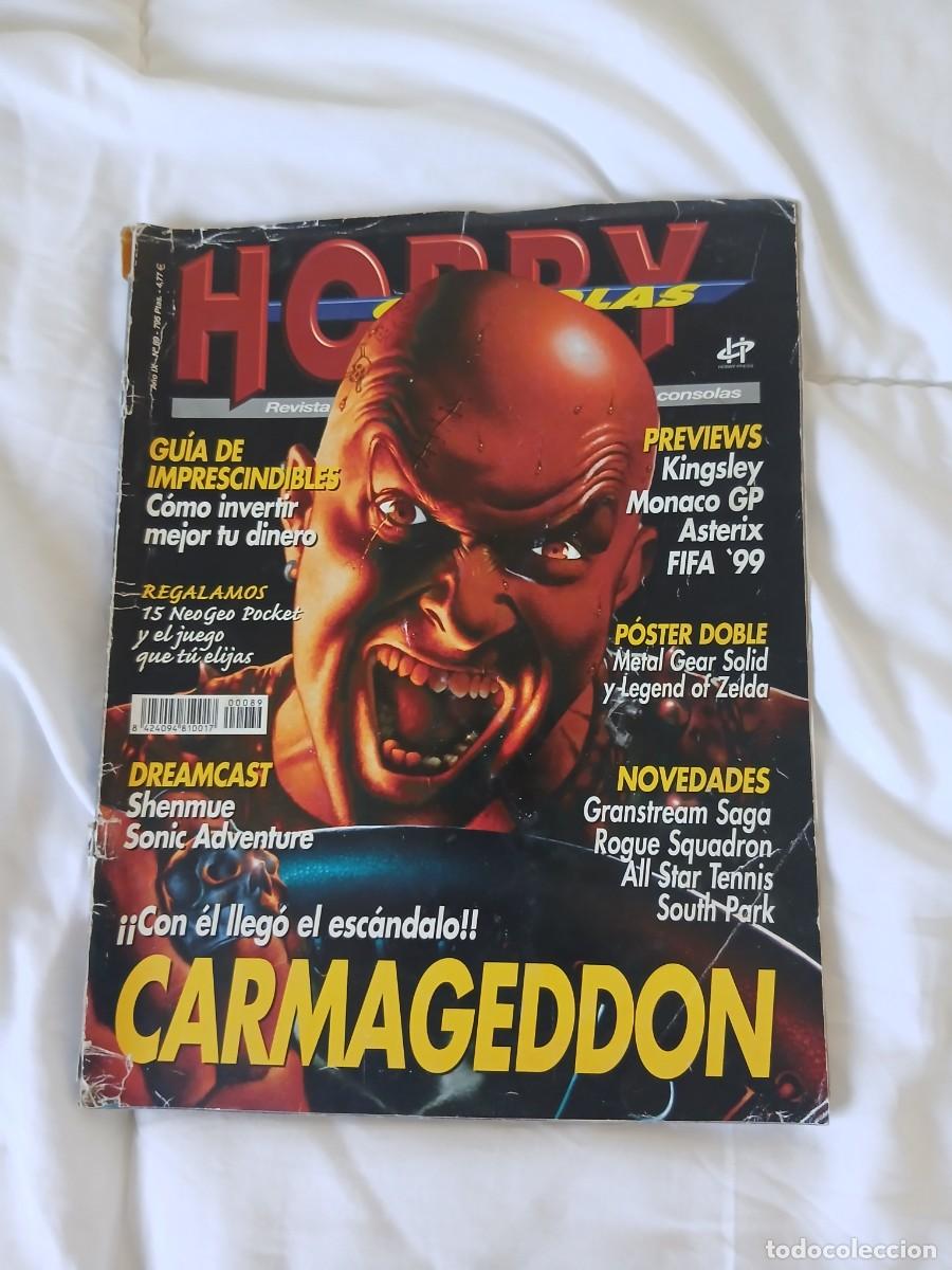 Coleccionismo de revistas y peri&oacute;dicos: revista hobby consolas n&ordm; 89 Le faltan los poster de las paginas centrales y portada y contraportada
