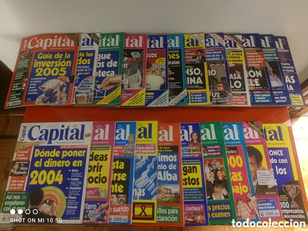 Coleccionismo de revistas y peri&oacute;dicos: Gran Lote 21 revistas CAPITAL (2004-2005)+Especial 5&deg;Aniversario
