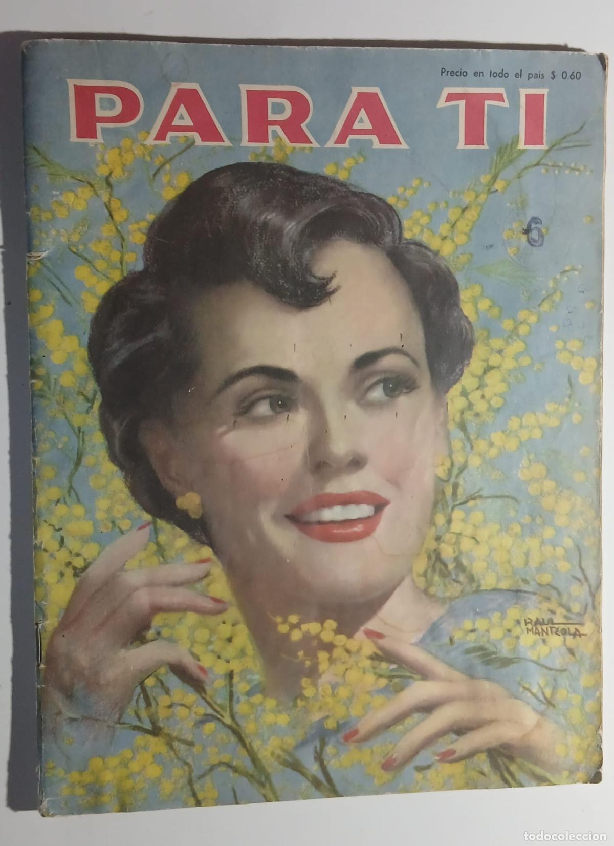 Coleccionismo de revistas y peri&oacute;dicos: Revista PARA TI n&ordm; 1475 - A&ntilde;o del Libertador General San Mart&iacute;n 1950 - A&ntilde;o 29&ordm;
