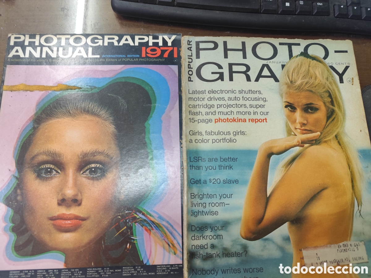 Coleccionismo de revistas y peri&oacute;dicos: Lote 5 ejemplares revista fotograf&iacute;a USA. A&ntilde;os 60-70