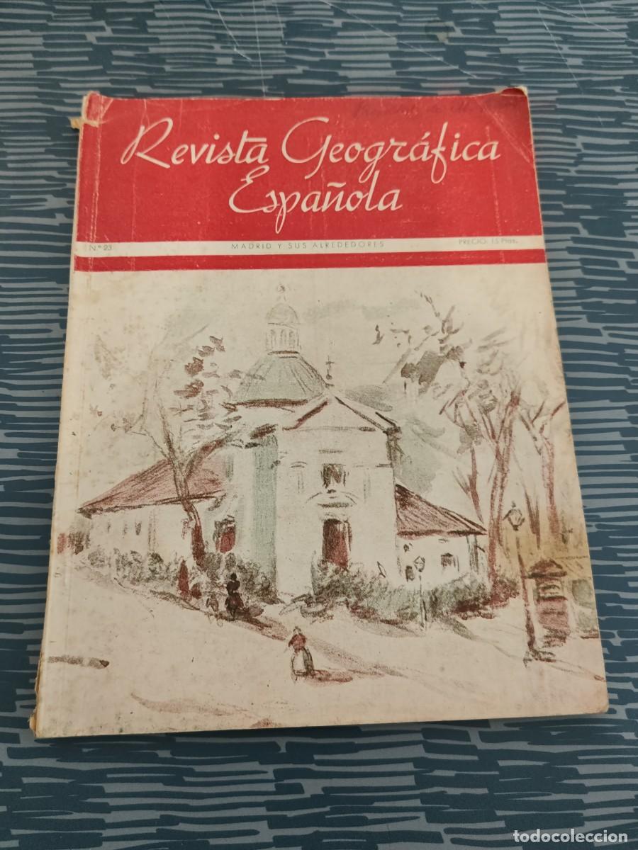 Coleccionismo de revistas y peri&oacute;dicos: REVISTA GEOGRAFICA ESPA&Ntilde;OLA,NUM.23, MADRID Y SUS ALREDEDORES,VER FOTOS.