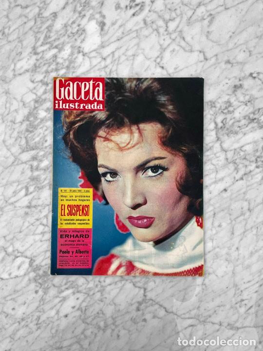 Coleccionismo de revistas y peri&oacute;dicos: GACETA ILUSTRADA - 1959 - SYNGMAN RHEE, SARA MONTIEL, PLATERO, AGUSTIN DE FOXA, ANTONIO ORDO&Ntilde;EZ