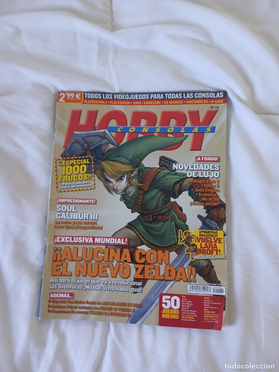 Coleccionismo de revistas y peri&oacute;dicos: Ejemplar de la revista Hobby Consolas n&uacute;mero 164, con portada dedicada a The Legend of Zelda. - N&uacute;m