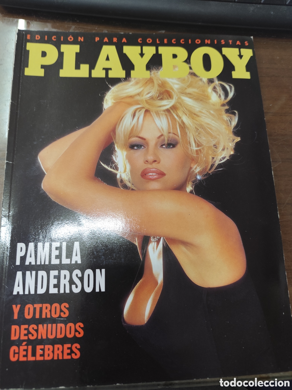 Coleccionismo de revistas y peri&oacute;dicos: Revista Erotica Playboy Pamela Anderson y otros desnudos celebres. Edici&oacute;n coleccionista