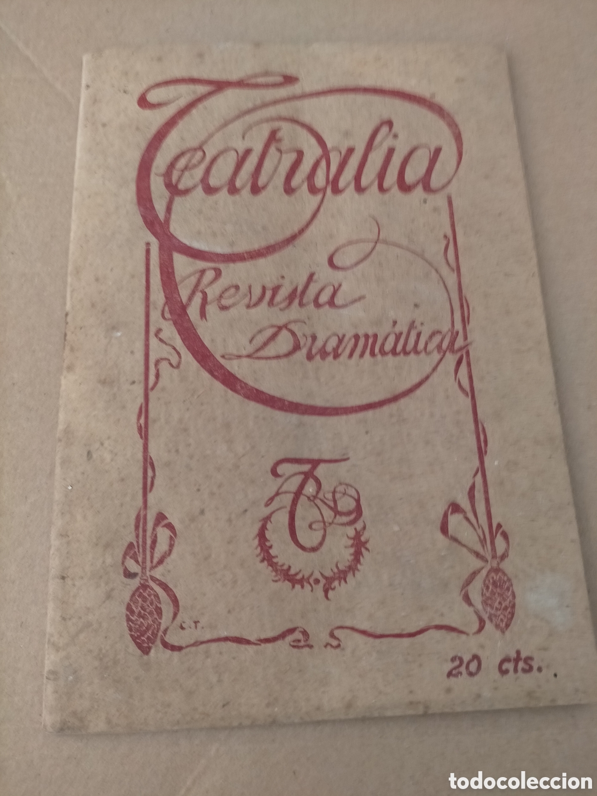 Coleccionismo de revistas y peri&oacute;dicos: Teatralia revista dram&aacute;tica n&uacute;mero uno mil novecientos revista de teatro