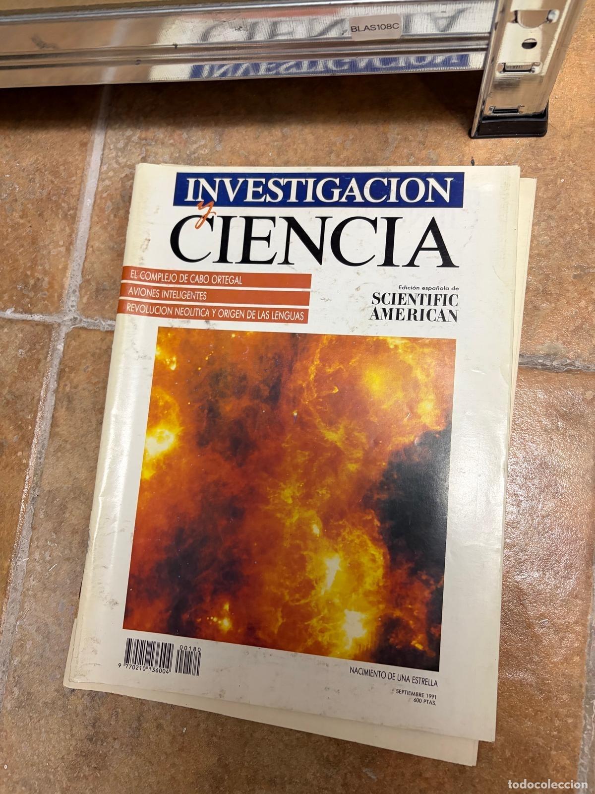 Coleccionismo de revistas y peri&oacute;dicos: BLAS108C REVISTA INVESTIGACION Y CIENCIA SEPT 1991 NACIMIENTO DE UNA ESTRELLA